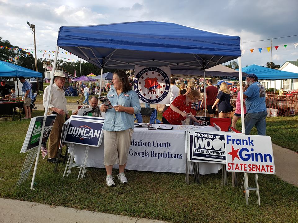 At the Madison County Fair Madison County Republican Party