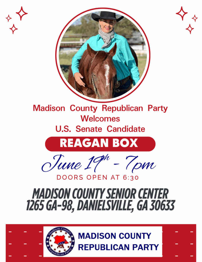 Madison County Republican Party Welcomes Reagan Box U.S. Senate Candidate